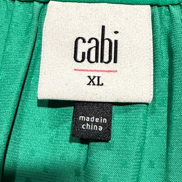 CAbi Green Sleeveless Blouse - Picture 3 of 5